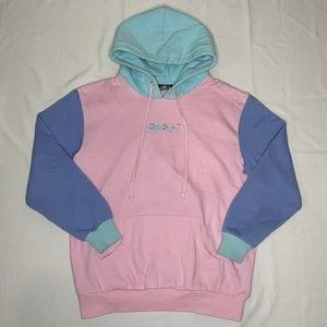 Apari Color Block Hoodie Size‎ Medium Pink Blue Teal Fall 2018 Collection